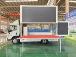 Foton 4X2 Mobile Led Truck Advertising Waterproof P4 P5 P6 Outdoor Vehicle Led