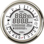 Black 85mm 16V 5Bar Multi Function Boat Gauges Yacht Instrument