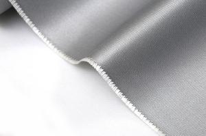China Stainless Steel Wire Reinforced Fire Resistant Fiberglass Fabric For Fire Curtain factory