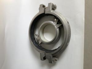 China Reliable Grooved Pipe Clamps No Holes And Parts For Beverages / Textile factory