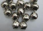 Holiday decorations silver cross jingle bell Holiday decorations silver cross