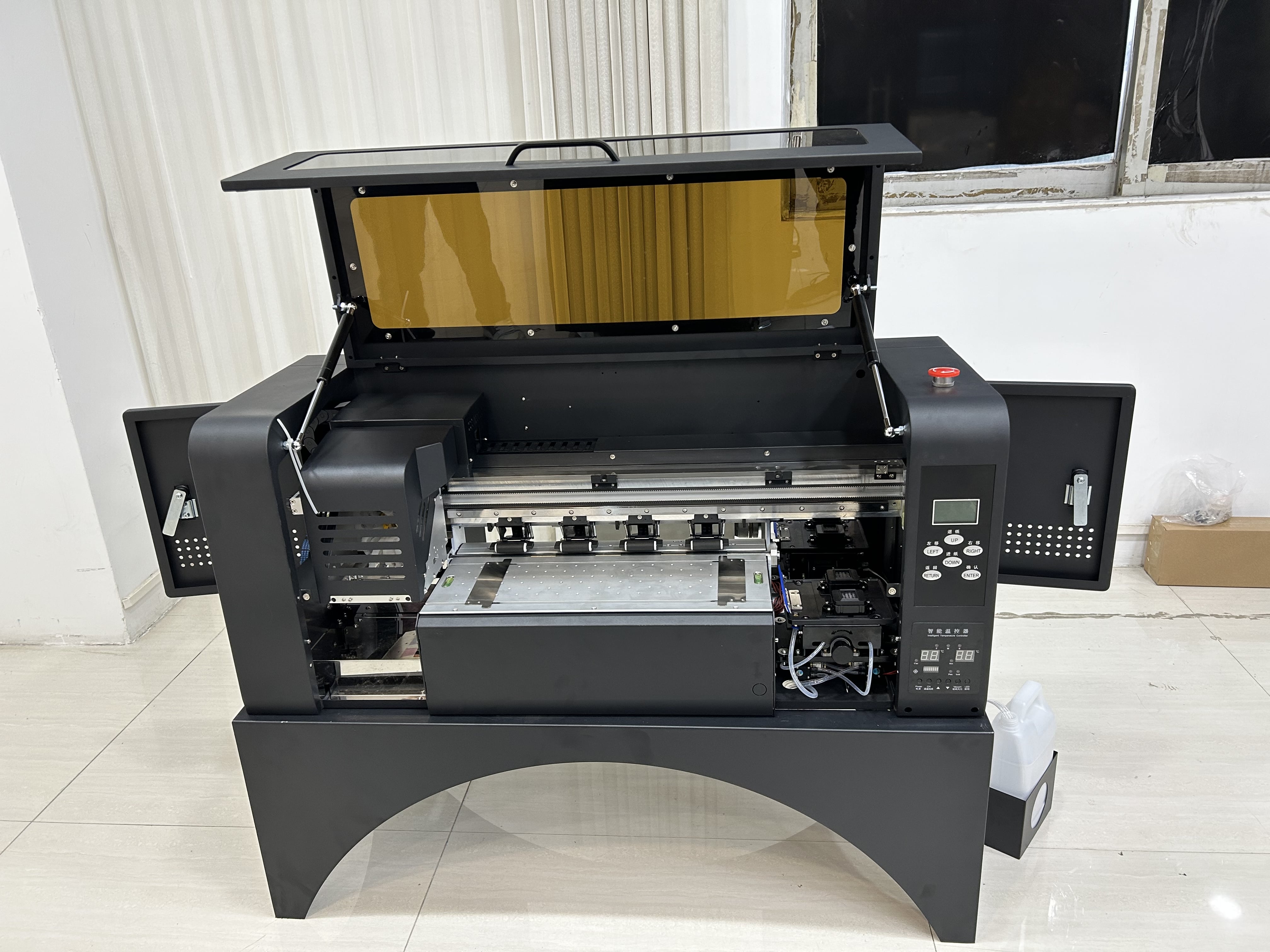 Mini A3 DTF Printer for Stable T-Shirt Transfer XP600 Head and Powder Shaker Included