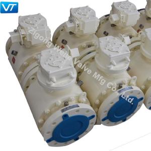 China LF2 ENP 4&quot; 300LB Floating Ball Valve Soft Sealing RPTFE F6A Stem factory