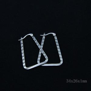 China Classic 316L Stainless Steel Fashion Jewelry Earrings Hoops Earrings LEH25 factory