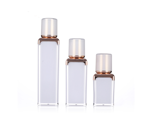 Luxury Gradient Unique Acrylic Bottle And Jar Set 15g-50g For Eye Face Cream
