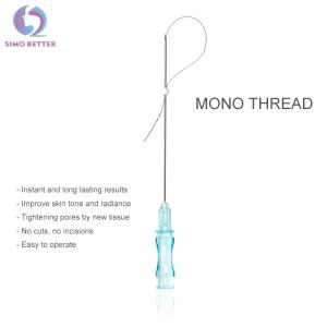 China Face Medical Thread Cog Barbed Polydioxanone Thread 25-150mm Needle Length factory