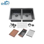 Double Bowl stainless steel Kitchen Sinks Handmade House Kitchen Sinks