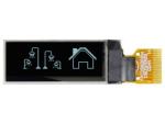 15 Pins 128x32 Dots PMOLED Display 0.91 Inch Yellow I²C COG Graphic Monochrome