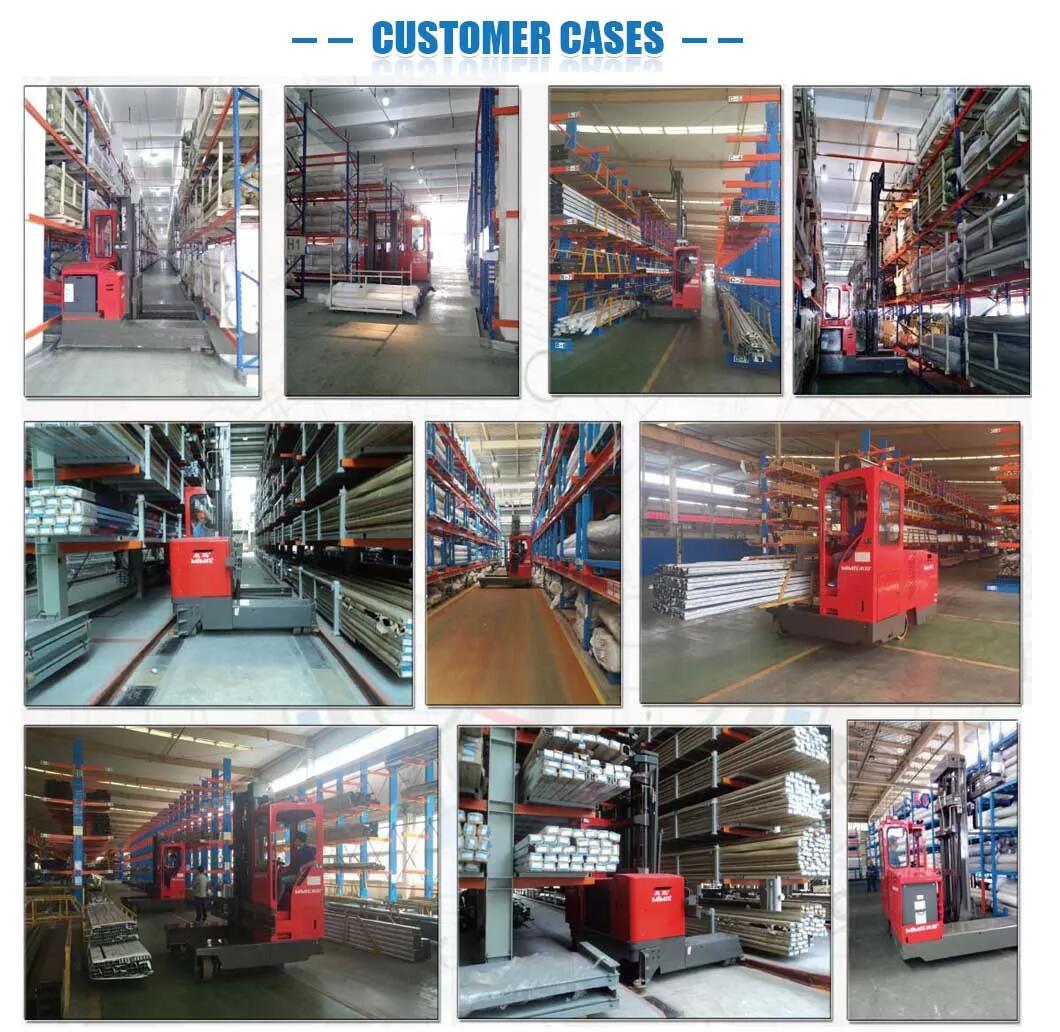 3Ton 4Ton Electric Multi Directional Forklift With Closed Cabin And USA CURTIS Controller