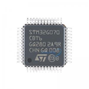 China Arm Cortex M0 Microcontroller Ics STM32G070CBT6 128Kb Flash 36Kb RAM factory