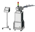 Industrial Painting Robot Arm , Automatic Robotic Arm 900 * 580 * 1600mm