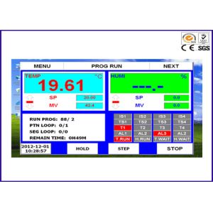 50/60HZ Programmable Temperature Controller , 3 Phase Vacuum Chamber Drying