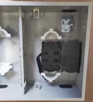 LC/DX One Door Wall Mount Fiber Optic Enclosure APC/UPC Grey ODF 72Port 144Core