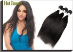 Remy Virgin Human Hair Extensions Natural Black , Peruvian Human Hair