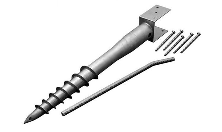 U Shape Galvanized Steel Ground Screw Pile