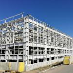 Prefabricated Light Steel Frame House , Galvanized Steel Storage Buildings