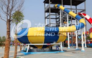 China Space Bowl Water Slide Fiberglass Water Park Equipments for Adults Aqua Park factory