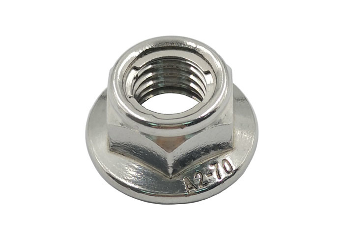 DIN6927 Stainless Steel A2 Prevailing Torque Type Hex Flange Nuts M8