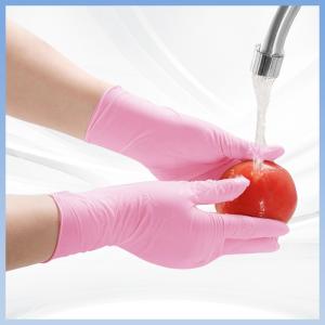 China Oil Repellent Disposable Nitrile Glove Latex Free For Food Processing factory