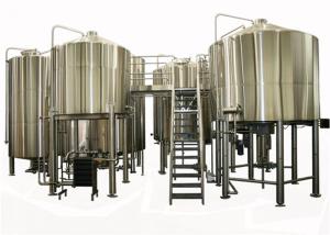 China 35BBL Large Brewing Equipment Semi Auto Controlling SUS304 / 316L Steam Heating factory