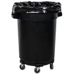 LDPE Material Plastic Garbage Bags Low Density Can Liner Black Color