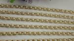 Delicate design top quality white pearl decorative light gold 9 mm metal long