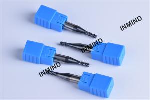 China 1.0 Cutting Diameter , 6mm Shank , 1mm to 4mm Strong Shank , AlTiN Coating Square End Mill , 4 Flute , Milling Cutters factory