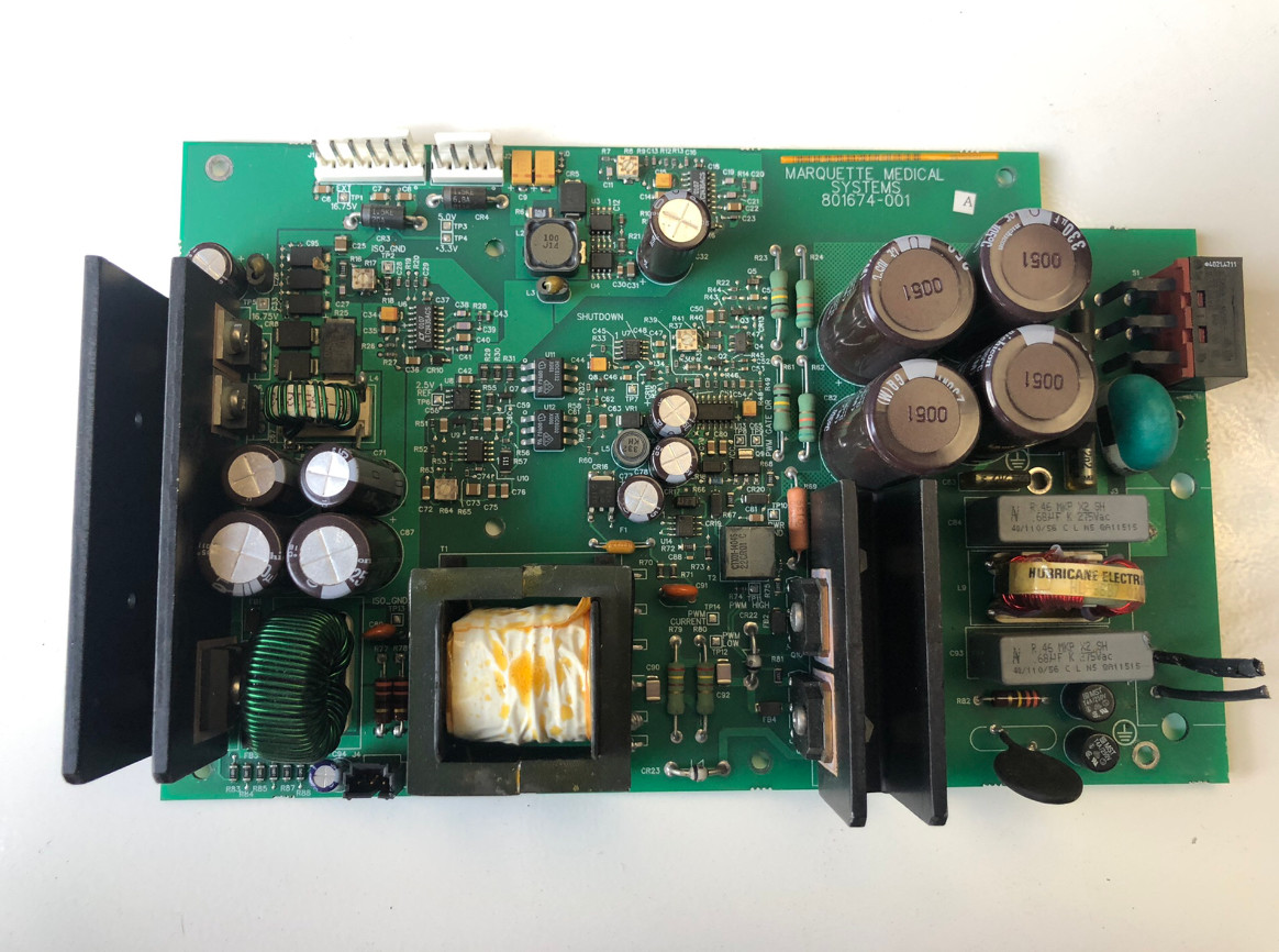 PN 801674-001 Power Supply Board For GE Solar8000 Solar8000i Solar8000m Patient Monitor Good Condition