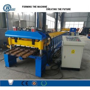 Metal Trapezoidal Step Roof Tile Roof Roll Forming Machine