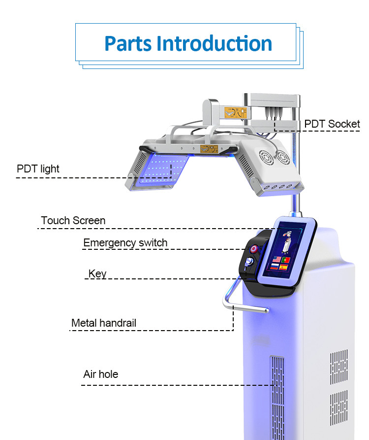 Advanced Customizable Photodynamic Therapy Machine With 1500PCS Led Lights