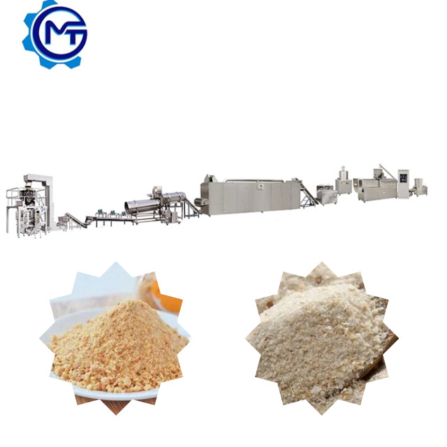 China Food Grade SS201 Panko Double Screw Extruder Bread Crumb Machine on sale