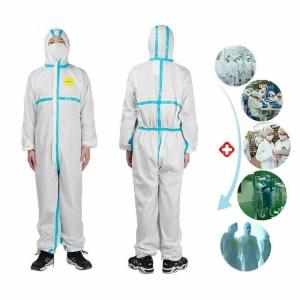China Effective Isolation Disposable Chemical Suit Good Air Permeability factory