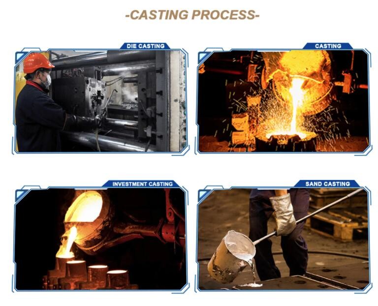 Precision Cast Iron Oem Die Casting Service Metal Parts