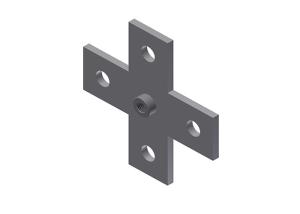 China Cross Plate With Nut factory