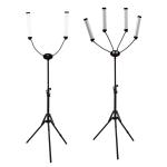 Whole Set 8000lm 4 Arms Led Fill Light Flexible Hair Salon Makeup Lighting With