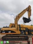 0.8M3 Bucket Crawler Excavator Yellow Color Digger CAT 320c Excavator , Second