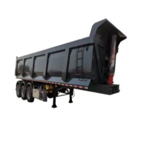 SINOTRUK HOWO 3 Axle 50Ton U Shape Dump Truck Tipper Semi Trailer With Unique