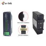 Modem Industrial Optical Fiber To Rj45 Converter RS232 RS485 RS422 Serial