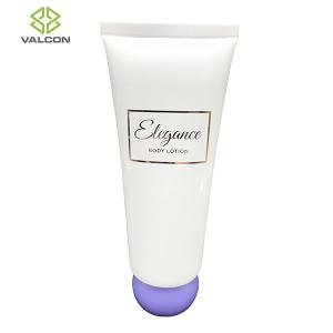 China 35 MM Body Empty Lotion Tubes Silkscreen Printing Purple Customized Screw Cap factory