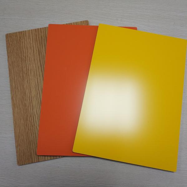 2mm 3mm 4mm 5mm Thick Solid Aluminum Composite Panel , Composite Metal Panel