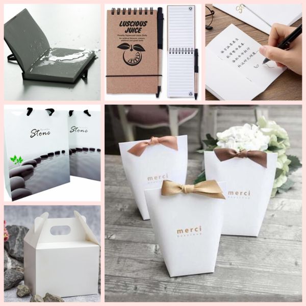 Eco Friendly Notebook Paper Material 100% Sustainably Recycled Stone Paper