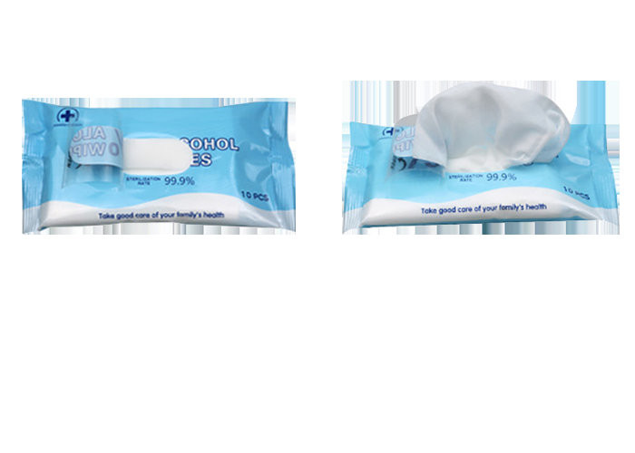 75% Alcohol Disinfectant Wipes 10PCS Pack For Personal And Household