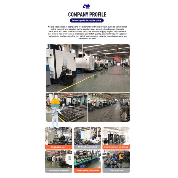 Pc120 Pc300 Excavator 10ht-2 Swing Motor Assy Pcr1b Ex 60-5 Assy Slew Swing Hydraulic Motor Parts