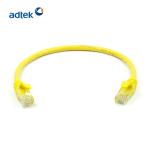 Yellow Copper Patch Cord UTP Cat 6 CAT6A CAT5E 28AWG 26AWG