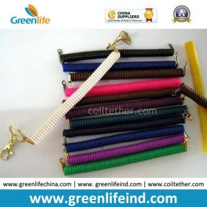 China Custom OEM Flexible Coiled Lanyard Phone Strap Safe Spring Hook factory