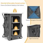 Outdoor Furniture Foldable Portable Table for Garden Camping Portable Storage