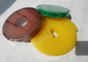 China Scraper Yellow Roll 80A Screen Printing Squeegee PU Material 50*9 factory