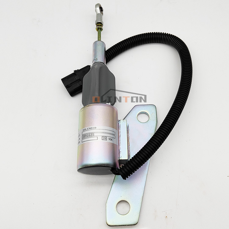 Efficiency Excavator 6BT Diesel Engine Parts Fuel Pump Cut Off Solenoid 3991625 3991624 3991168