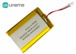 Square Rechargeable Lithium Polymer Battery 3.7V 1850mAh UL Certified 103450