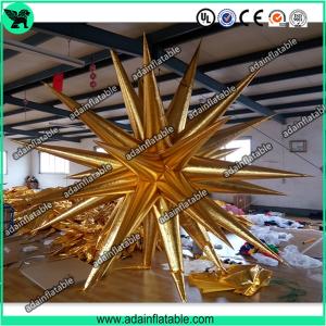 China Event Ceiling Inflatable,Golden Inflatable Star,Party Golden Inflatable factory